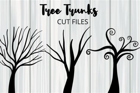 Download Tree Trunk Silhouette Cut Files