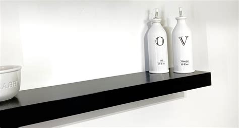 Black Floating Shelves Floating Shelf Black Modern Floating - Etsy