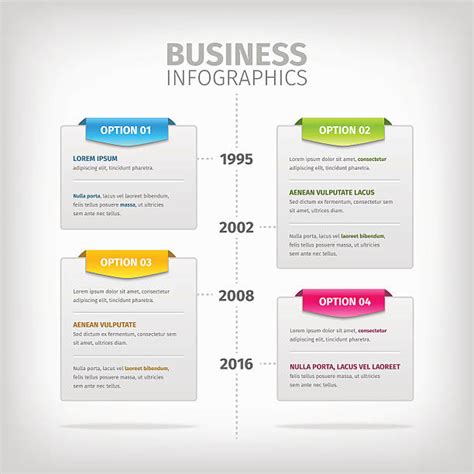 Past Present Future Infographic stock vectors - iStock