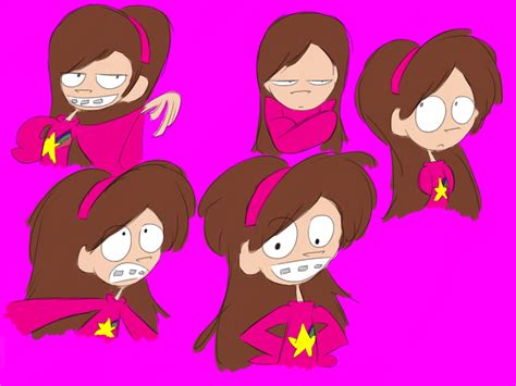 Several sketches emotion of Mabel Pines by quickfire9988 on DeviantArt