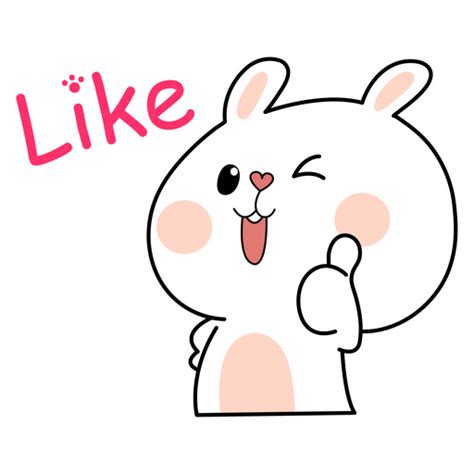 Spoiled Rabbit Big Cheeks Meme Sticker - Sticker Mania