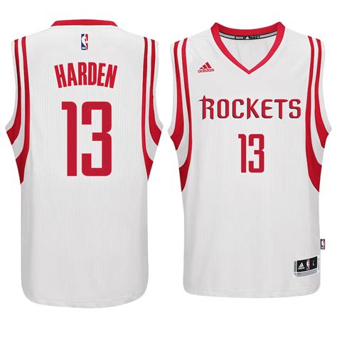 adidas James Harden Houston Rockets White Swingman climacool Jersey