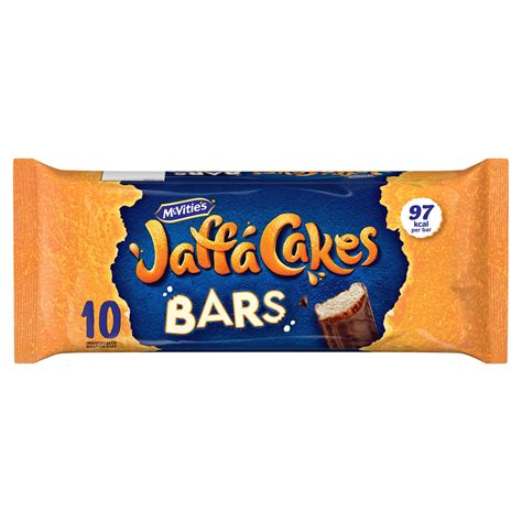 McVitie's Jaffa Cakes 10 Jaffa Cake Bars | Mini Rolls & Cake Bars | Iceland Foods