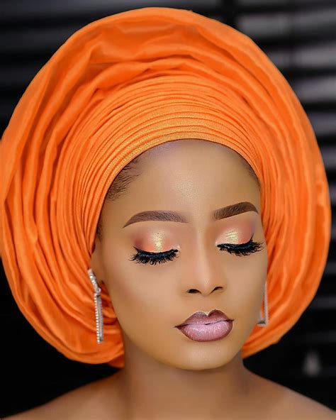 Pin by Thrivelogue on African Head gear/gele with Thrivelogue | Bridal makeup looks, Gorgeous ...