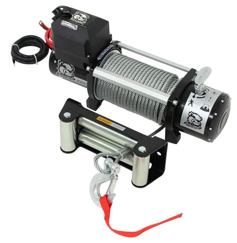 Bulldog Winch 6.0 hp Series Winch - Roller Fairlead - Wire Rope - 12.000 lbs Bulldog Winch ...