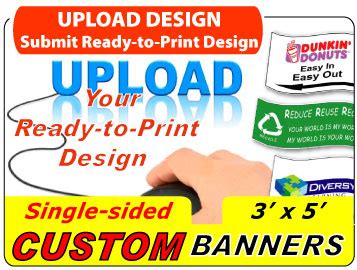 Custom 3 ft x 5 ft Banner Printing - Fast & Cheap