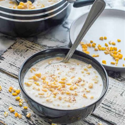 Hominy Corn Porridge (Vegan) - That Girl Cooks Healthy