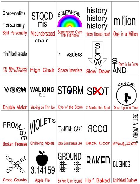 Another Hidden Meaning Brain Teaser Game | Printable brain teasers ...