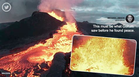 Drone crashes into erupting Icelandic volcano, netizens queues up to see what happens next ...