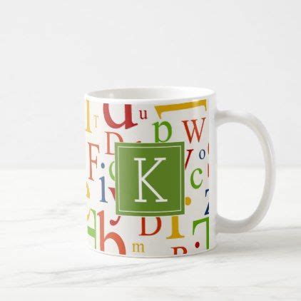 Your Initial | Colorful Alphabet Coffee Mug | Zazzle.com | Mugs, Coffee mugs, Initials