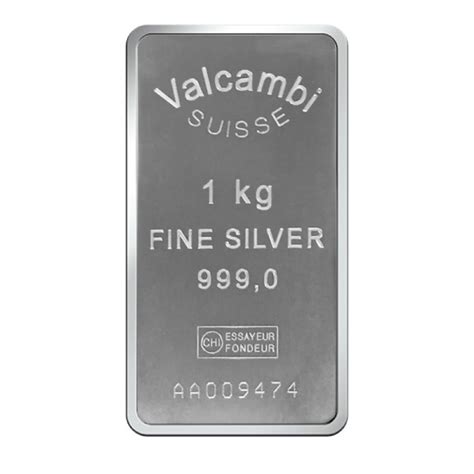 1 Kilo Silver Bar - Instant Gold Refining