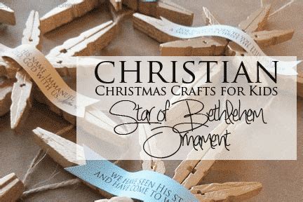 The Star of Bethlehem Christian Christmas Craft Tutorial