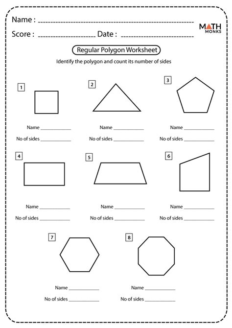 Polygon Vs Non Polygon Worksheet