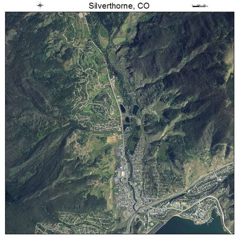 Aerial Photography Map of Silverthorne, CO Colorado