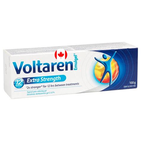 Voltaren Emulgel Extra Strength 2.32% for Muscle Arthritis & Back Pain ...