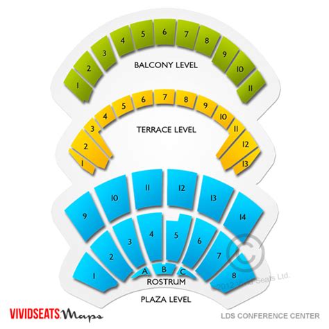 LDS Conference Center Seating Chart | Vivid Seats