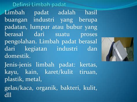 PPT - Pengelolaan limbah Industri padat PowerPoint Presentation, free download - ID:3480761