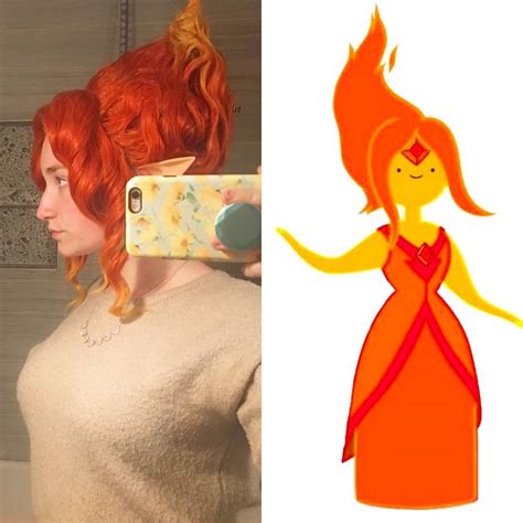 Flame Princess Cosplay Wig: Cherry Red with Cascading Curls — UNIQSO