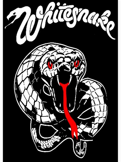 "whitesnake new logo" Poster for Sale by McMeekin24 | Redbubble