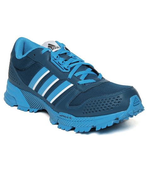 Buy Adidas Men's Marathon Tr 10 M Navy Blue and Sky Blue Mesh Running ...