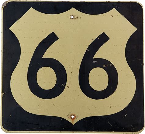 Original Route 66 Highway Sign