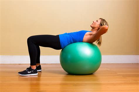 Upper Abs: Crunches on Exercise Ball | The All-Abs Workout | POPSUGAR Fitness