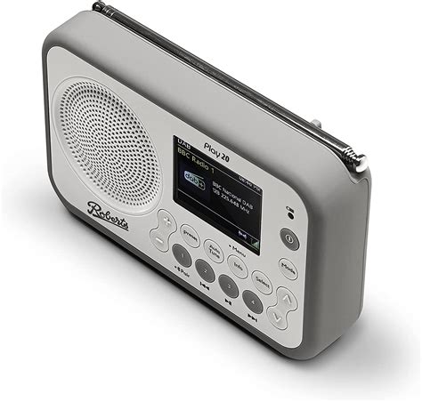 Roberts Play 20 White Portable DAB Radio with Bluetooth | Play20W | Rechargeable Battery | G ...