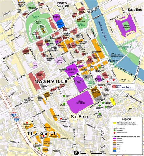 Downtown Nashville TX Custom Map | Red Paw Technologies