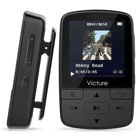 Victure Bluetooth MP3 Player with Clip, FM Radio, Pedometer and Voice Recorder | Gadgetsin