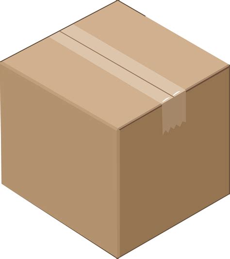 Cardboard box PNG transparent image download, size: 2132x2400px