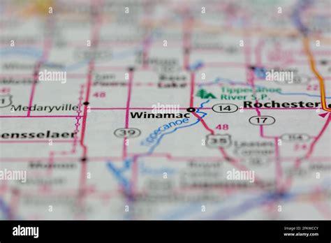 Winamac indiana map hi-res stock photography and images - Alamy