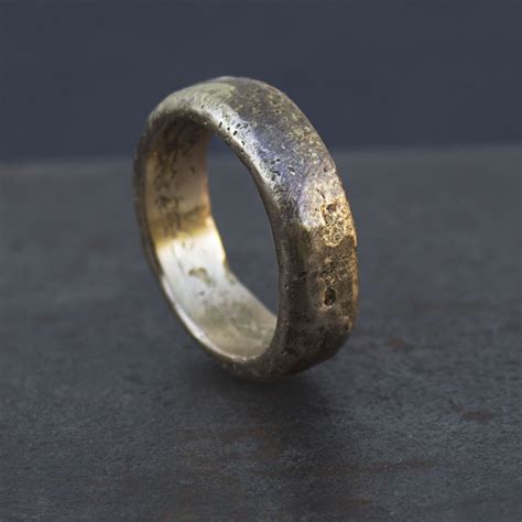 Sand cast one of a kind ring in 14k. Metal Jewelry Making, Copper Jewelry, Sand Casting, Metal ...