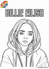 Billie Eilish Coloring Pages Free Printables sketch template