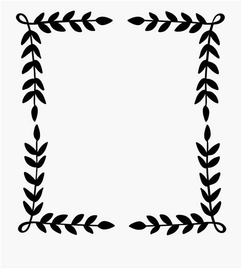 Laurel clipart border, Laurel border Transparent FREE for download on ...