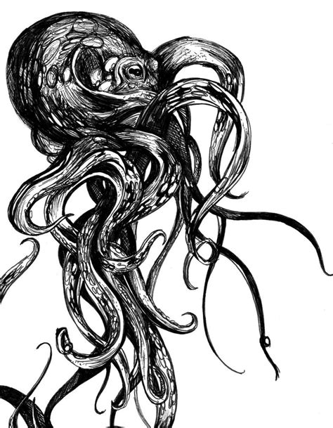 Kraken Drawing at GetDrawings | Free download