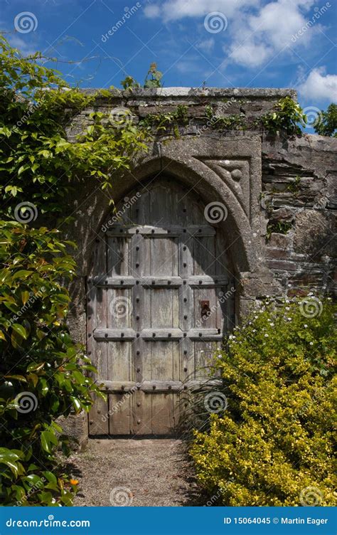 Secret Door To The Magic Garden Stock Image - Image: 15064045