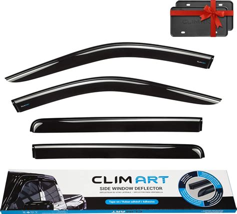 Buy CLIM ART Incredibly Durable Rain Guards for Chevrolet Chevy SilveradoGMC Sierra 1500 2019 ...