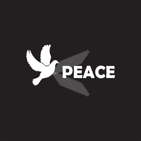 Peace logo design 11090950 Vector Art at Vecteezy