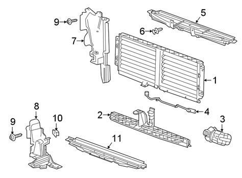 2023 Cadillac XT5 Livery Hearse Engine Cooling Fan Motor Wiring Harness ...