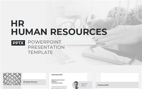 HR Human Resources PowerPoint template - TemplateMonster