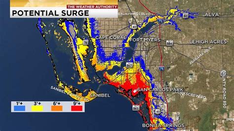 Storm surge potential down dramatically in revised maps | WINK NEWS