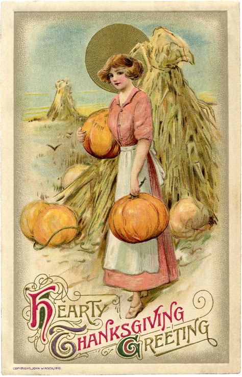 Vintage Thanksgiving Image - The Graphics Fairy