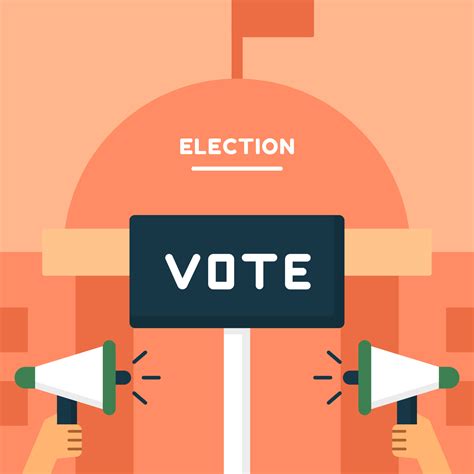 Election Poster Banner Background Vector Illustration 3642085 Vector ...