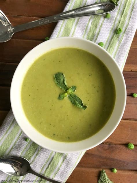 Vegan Mint Pea Soup