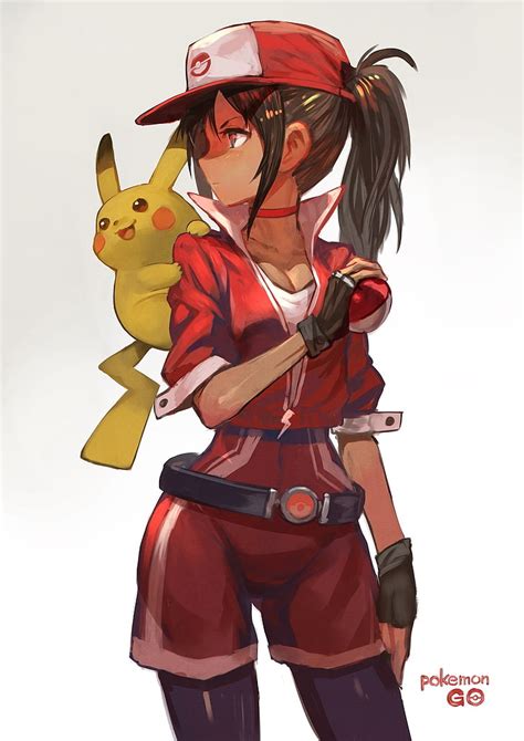 HD wallpaper: Pokemon Pikachu wallpaper, anime, anime girls, Pokémon, Pokemon Go | Wallpaper Flare