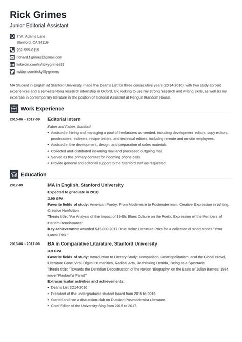 graduate cv template iconic in 2020 | Student cv examples, Academic cv, Cv examples