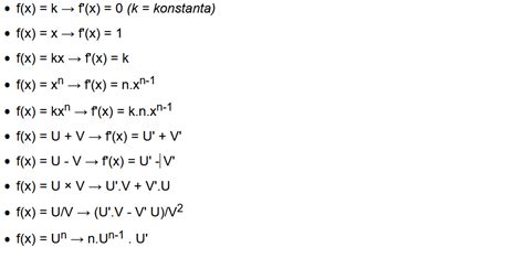 Mengenal Turunan Fungsi Aljabar Beserta Rumus Dan Contoh - Mobile Legends