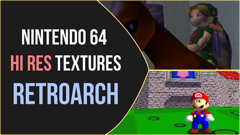 How to Install Nintendo 64 HD textures in RetroArch (Mupen64Plus-Next) - YouTube