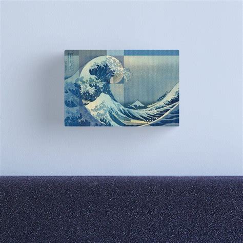 Hokusai Meets Fibonacci, Golden Ratio Canvas Print by SymbolGrafix | Canvas prints, Wave art ...