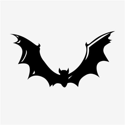 Black Bat Silhouette Transparent Background, Black Halloween Bat ...